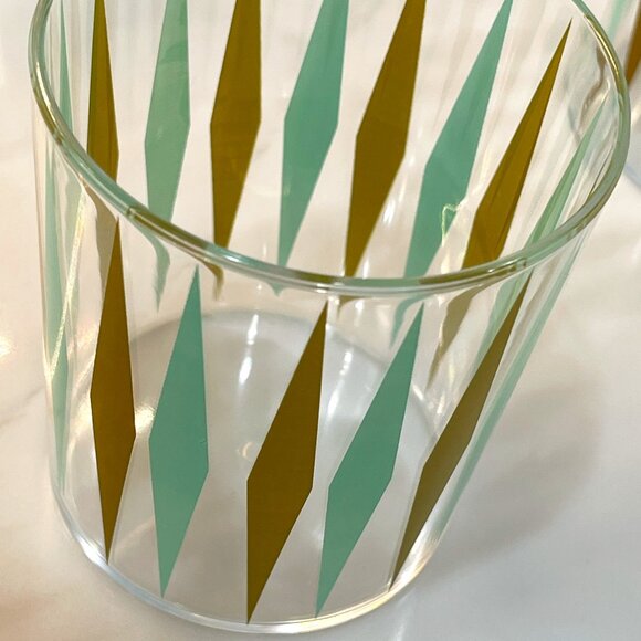 Retro Atomic Diamond Tumblers (set of 4) - Picture 3 of 13